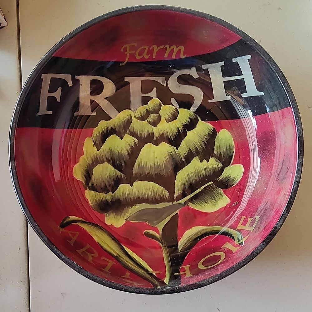 1990s-2000s Certified International by Jennifer Brinley Artichoke Pasta/Serving